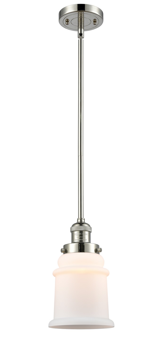 LED Mini Pendant by Innovations - Franklin Restoration Collection, Antique Copper Finish - 201C-AC-G184S-LED