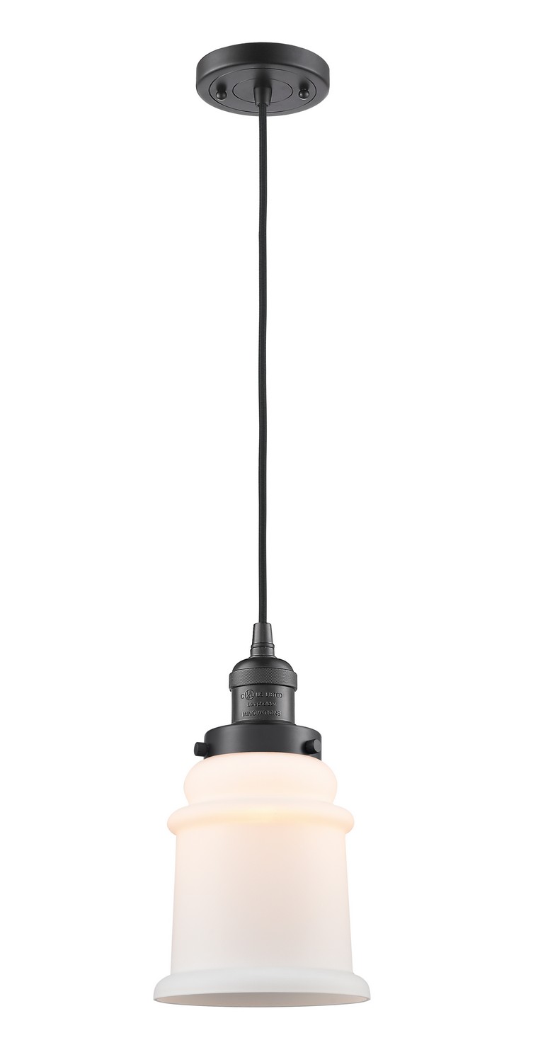 LED Mini Pendant by Innovations - Franklin Restoration Collection, Oil Rubbed Bronze Finish - 201C-OB-G181-LED