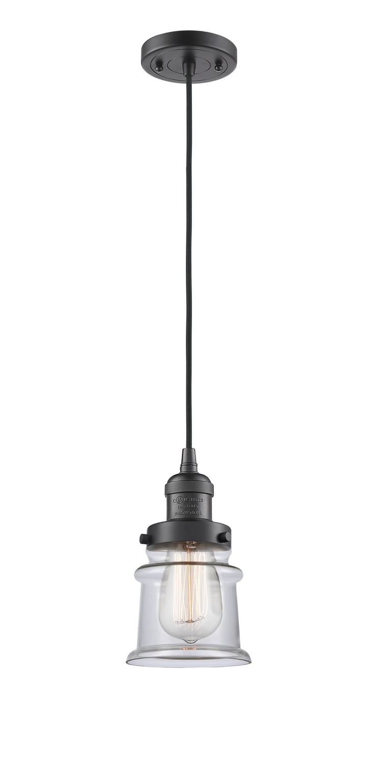 LED Mini Pendant by Innovations - Franklin Restoration Collection, Oil Rubbed Bronze Finish - 201C-OB-G182S-LED