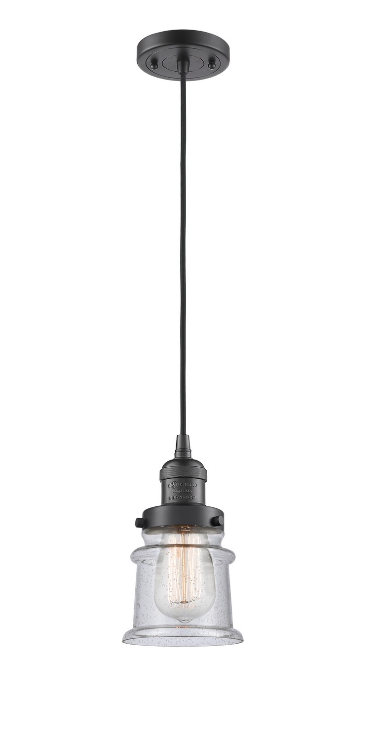 LED Mini Pendant by Innovations - Franklin Restoration Collection, Oil Rubbed Bronze Finish - 201C-OB-G184S-LED