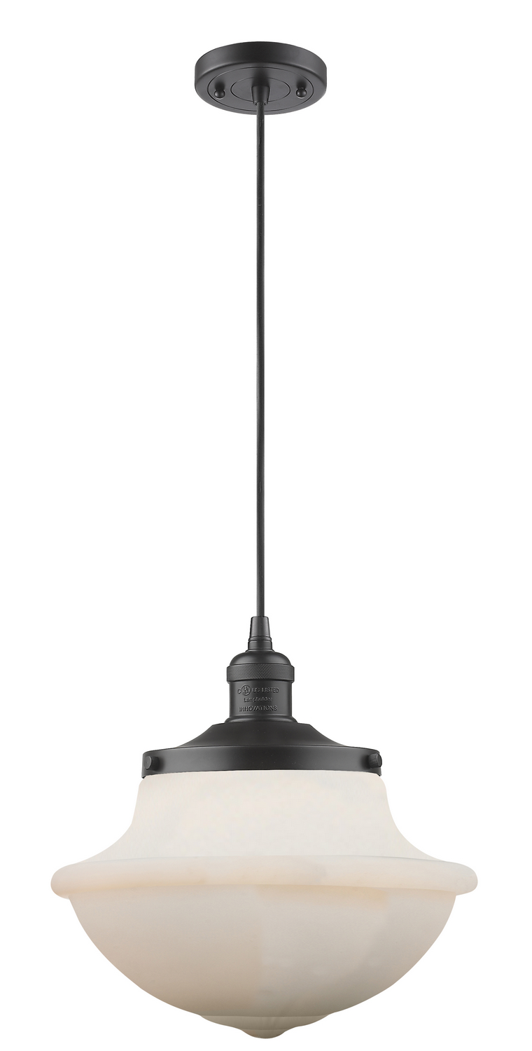 One Light Mini Pendant by Innovations - Franklin Restoration Collection, Oil Rubbed Bronze Finish - 201C-OB-G541