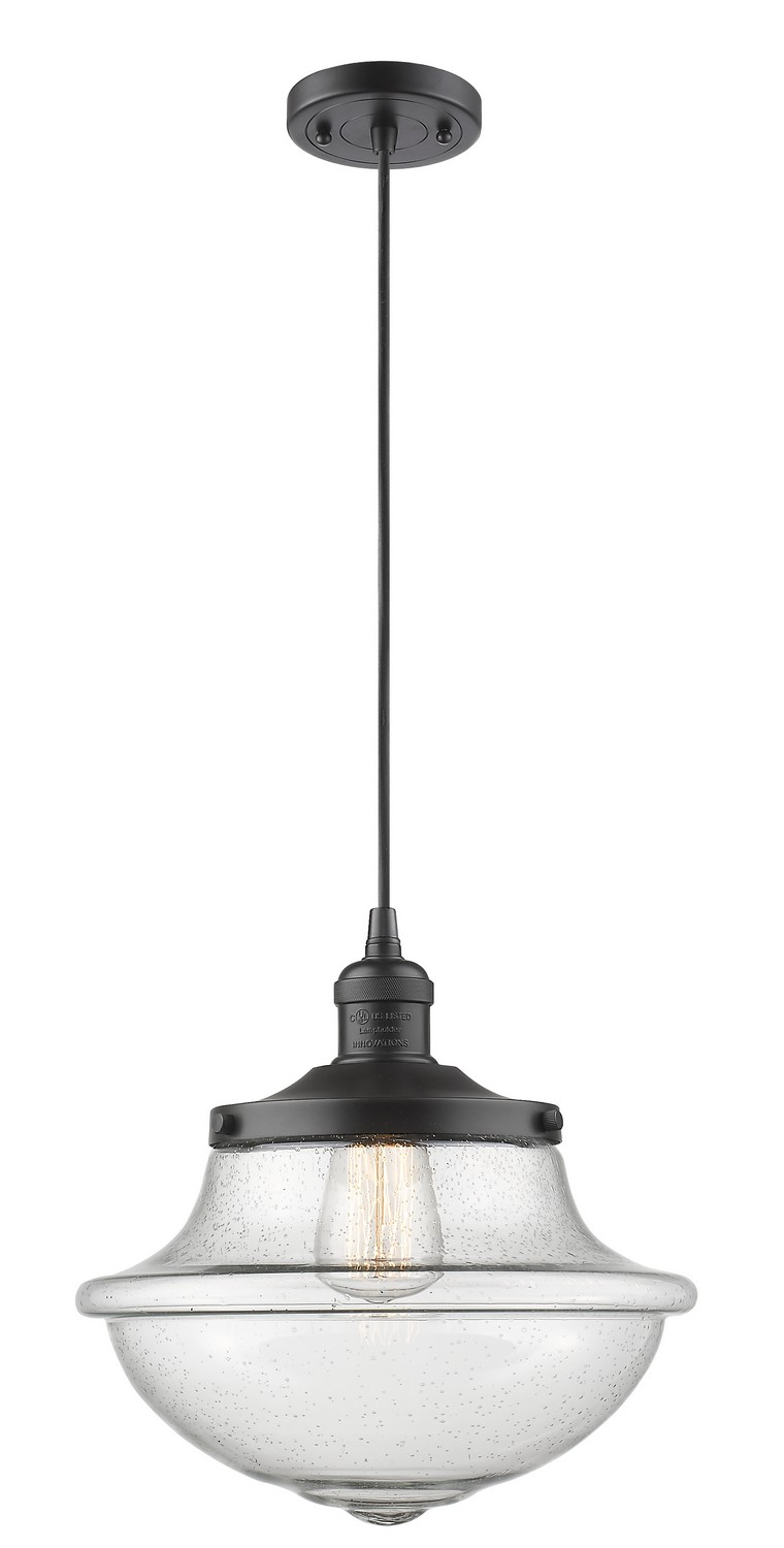 LED Mini Pendant by Innovations - Franklin Restoration Collection, Oil Rubbed Bronze Finish - 201C-OB-G544-LED