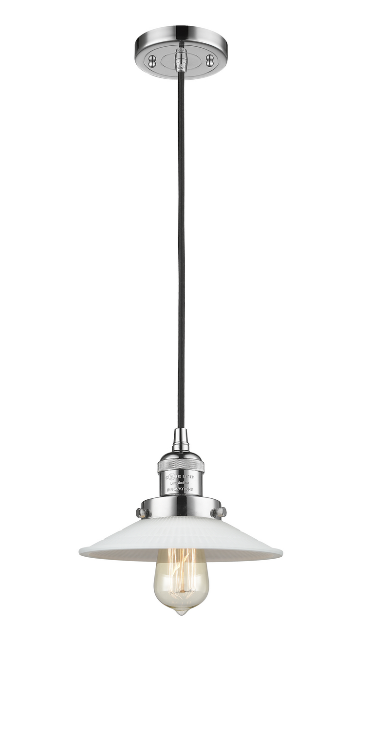 One Light Mini Pendant by Innovations - Franklin Restoration Collection, Polished Chrome Finish - 201C-PC-G1