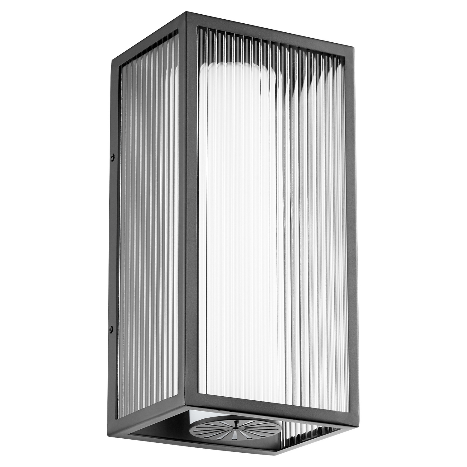 Textured Black LED Wall Mount from the Maestro Collection