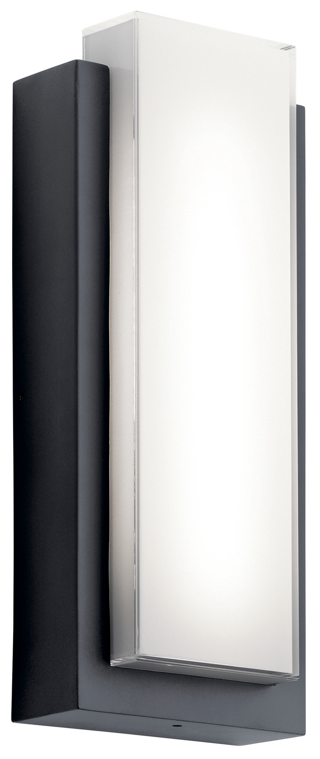 Kichler Dahlia LED Outdoor Wall Mount in Black - 49557BKLED