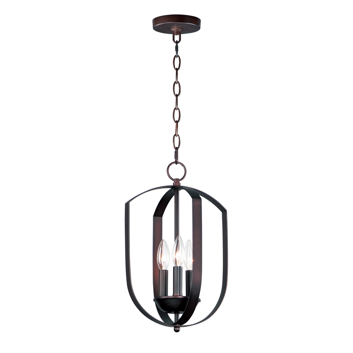 Maxim Provident Three Light Chandelier in Oil Rubbed Bronze - 10033OI