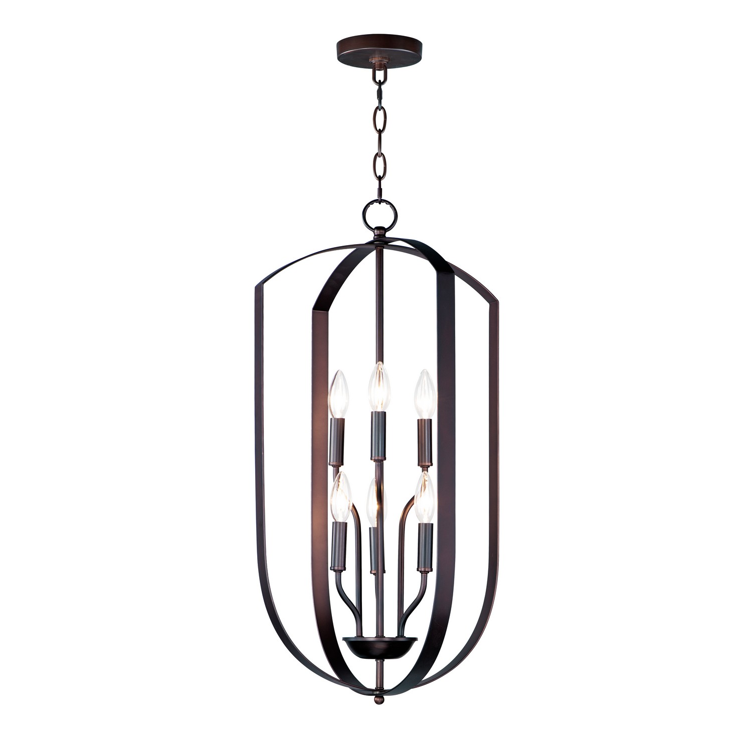 Maxim Provident Six Light Chandelier in Oil Rubbed Bronze - 10039OI