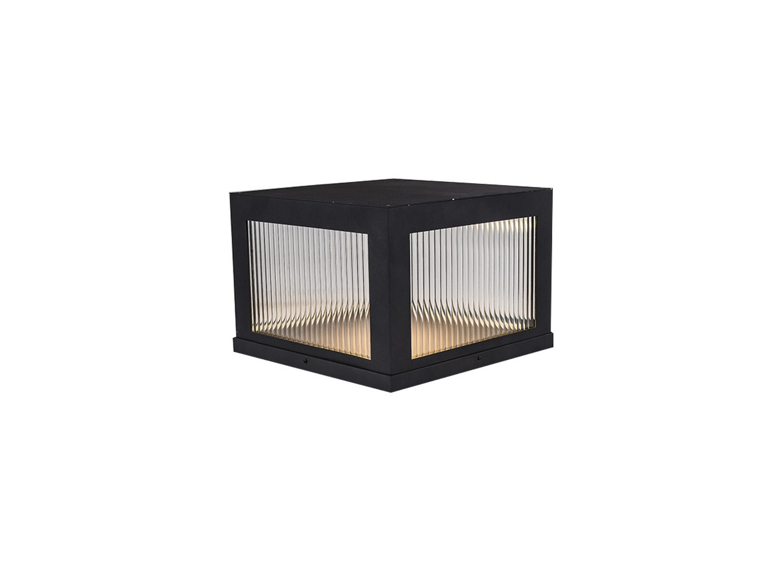 Avenue Outdoor LED Pillar Mount in Black