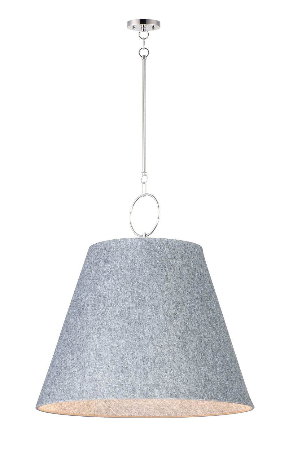 Maxim Acoustic One Light Pendant in Satin Nickel - 14438GYSN