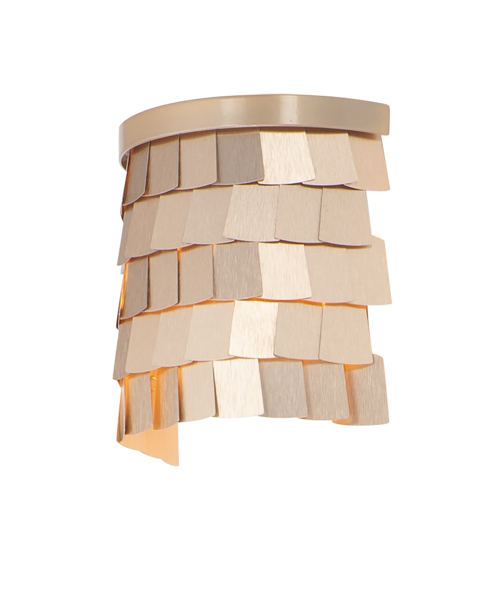 Maxim Glamour Two Light Wall Sconce in Champagne / Gold - 26362CHPGLD