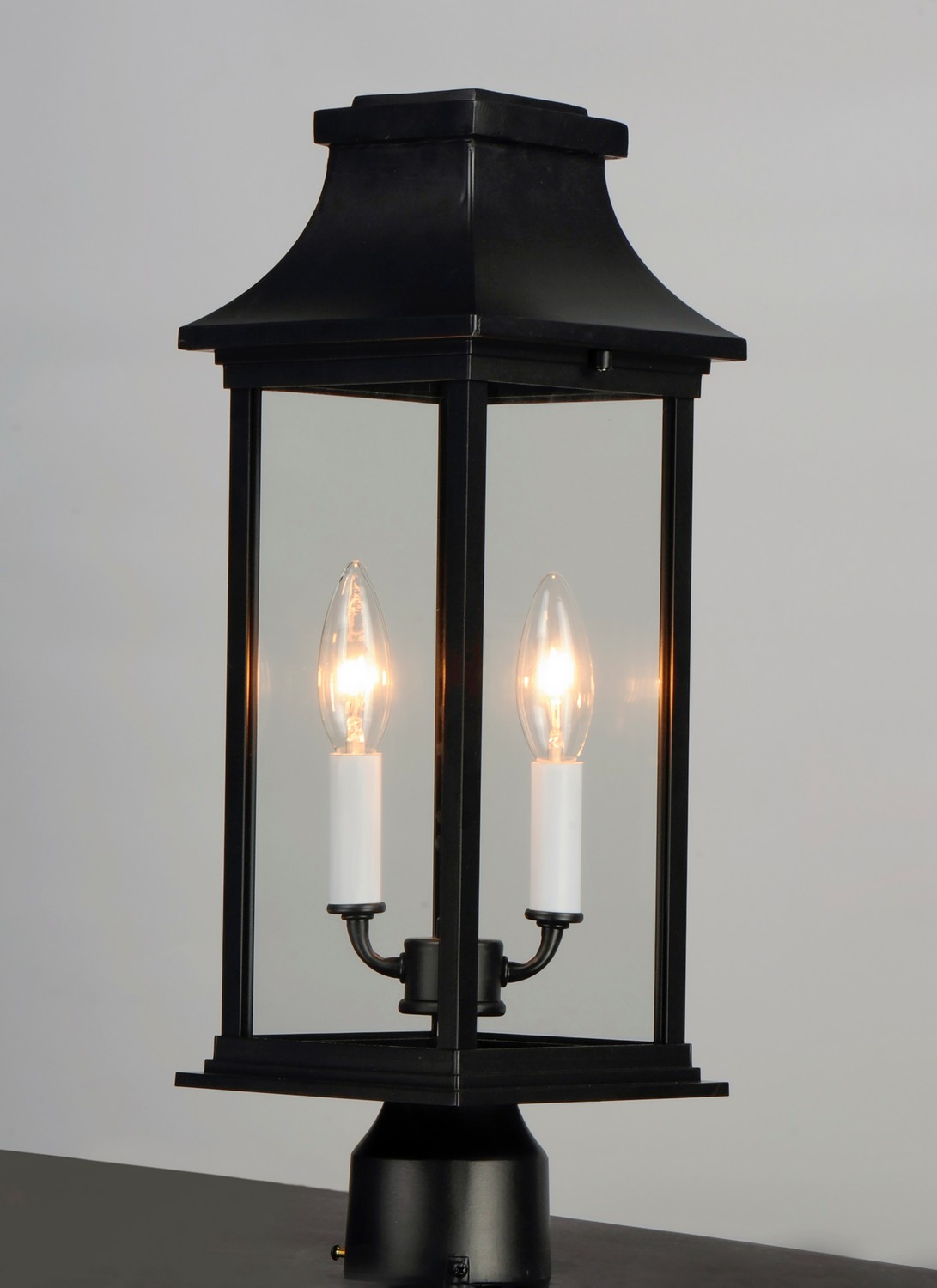 Two Light Outdoor Post Mount