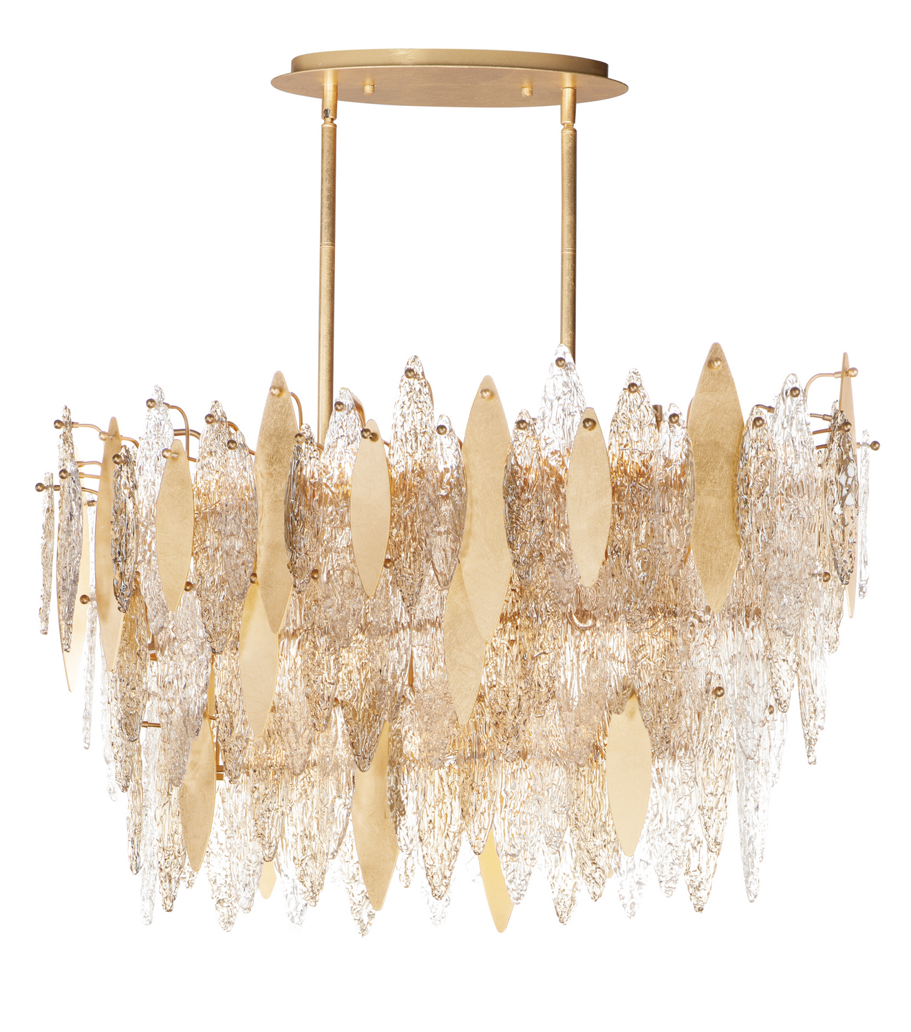 Maxim Majestic 18 Light Chandelier in Gold Leaf - 32326CLCMPGL
