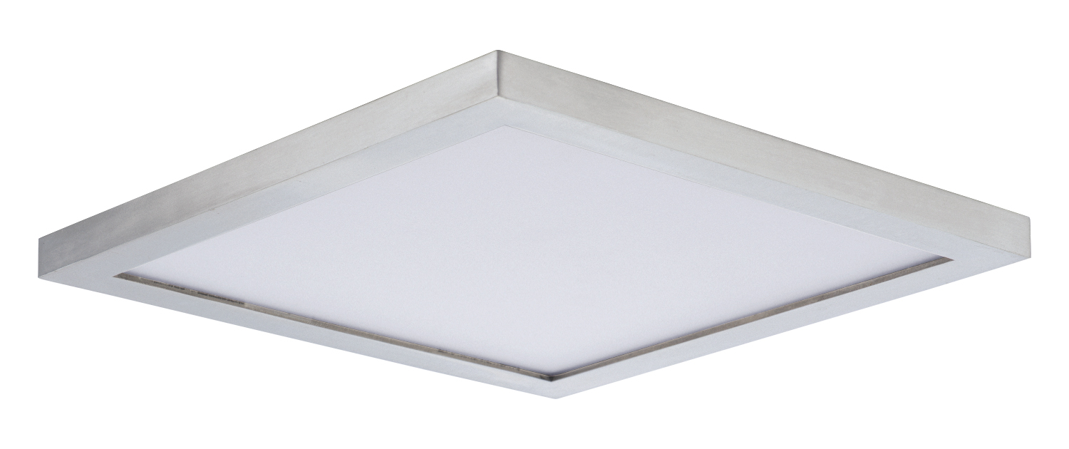 Maxim Chip LED Flush Mount in Satin Nickel - 57697WTSN