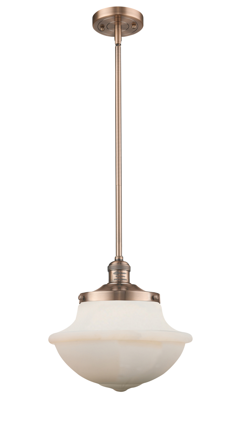 One Light Mini Pendant by Innovations - Franklin Restoration Collection, Antique Copper Finish - 201S-AC-G541