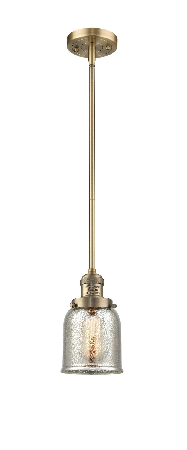 LED Mini Pendant by Innovations - Franklin Restoration Collection, Brushed Brass Finish - 201S-BB-G58-LED