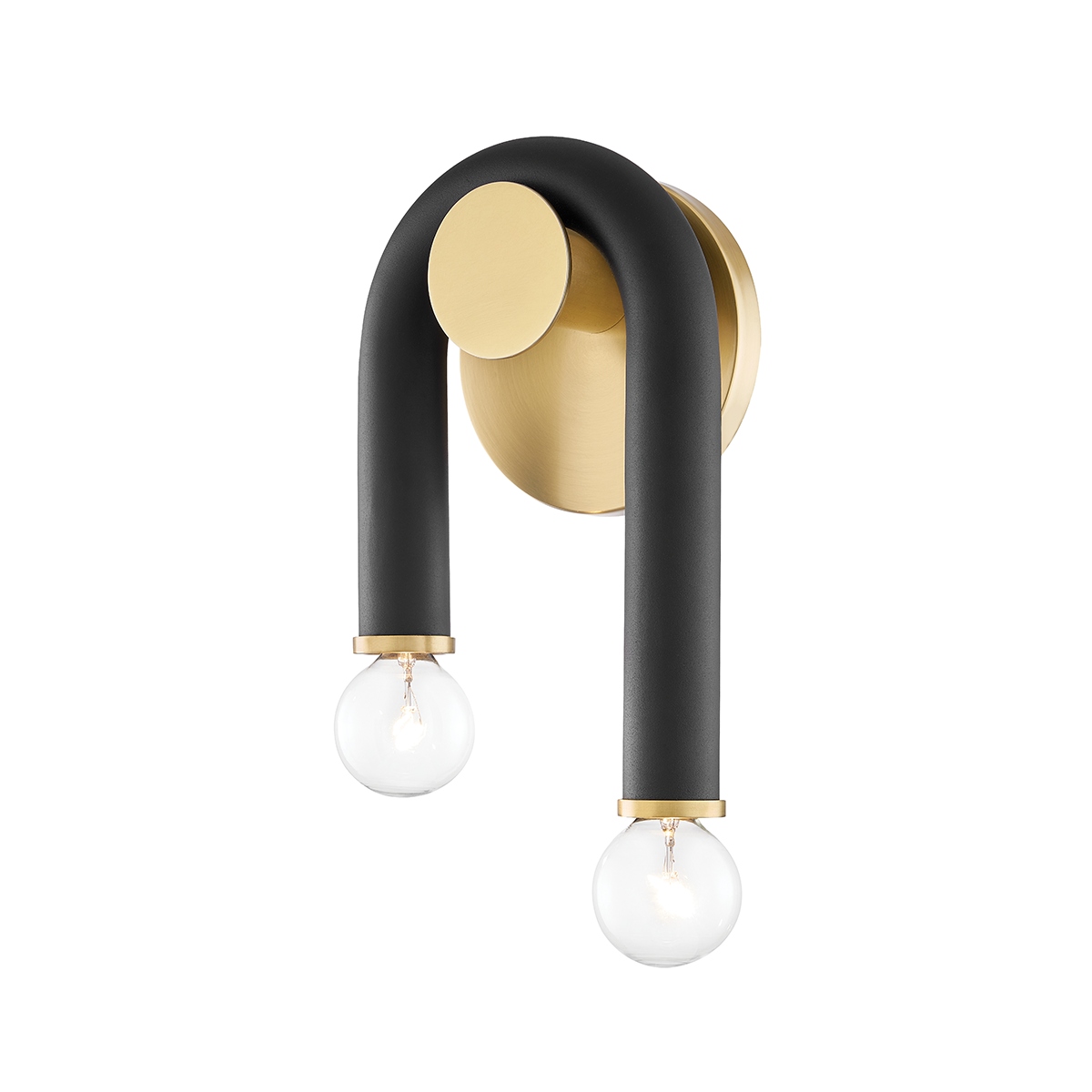 Whit Two Light Wall Sconce