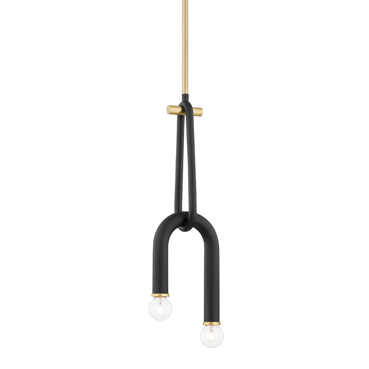 Whit Two Light Pendant