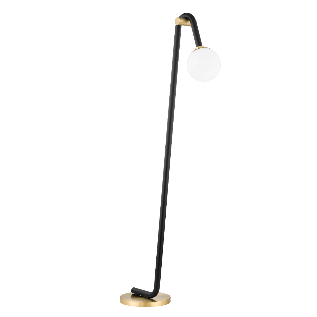 Whit One Light Floor Lamp