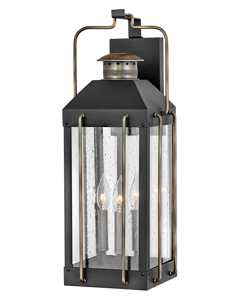 Hinkley Fitzgerald LED Outdoor Lantern in Textured Black - 2735TK