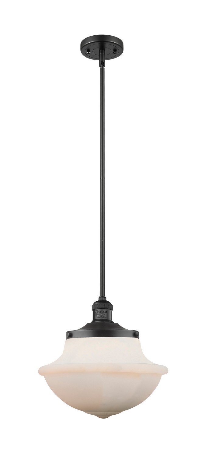 LED Mini Pendant by Innovations - Franklin Restoration Collection, Matte Black Finish - 201S-BK-G541-LED