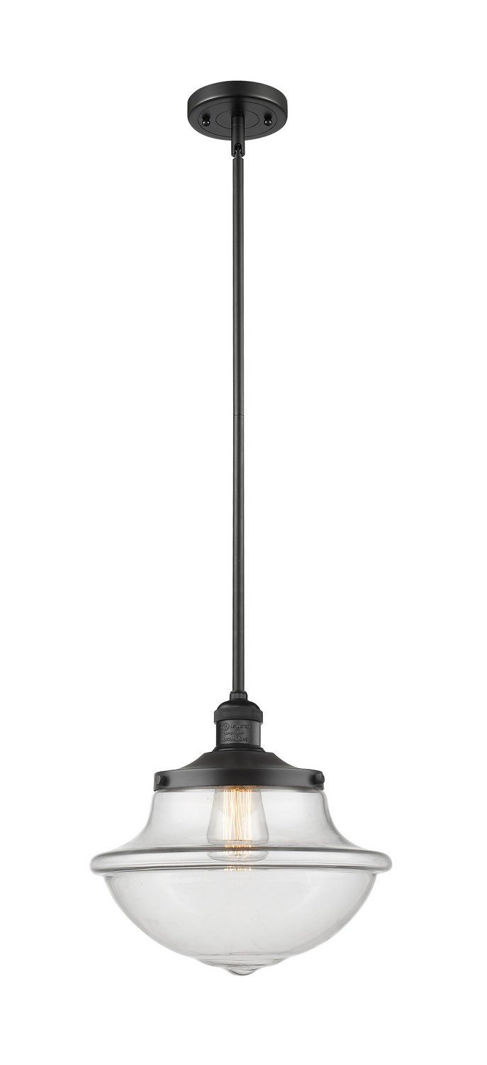 LED Mini Pendant by Innovations - Franklin Restoration Collection, Matte Black Finish - 201S-BK-G542-LED