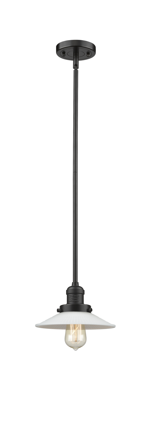 One Light Mini Pendant by Innovations - Franklin Restoration Collection, Oil Rubbed Bronze Finish - 201S-OB-G1