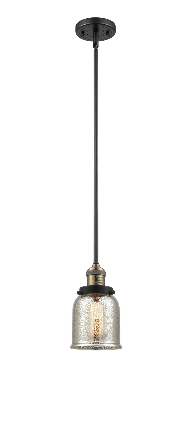 LED Mini Pendant by Innovations - Franklin Restoration Collection, Black Antique Brass Finish - 201S-BAB-G58-LED