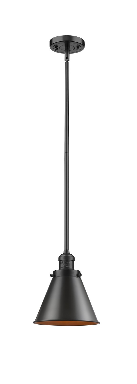 LED Mini Pendant by Innovations - Franklin Restoration Collection, Oil Rubbed Bronze Finish - 201S-OB-M13-OB-LED