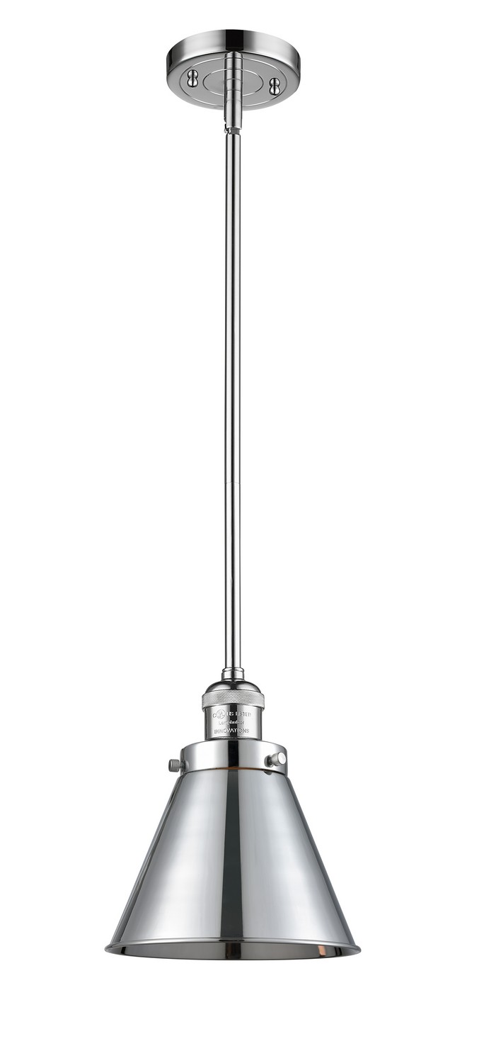 LED Mini Pendant by Innovations - Franklin Restoration Collection, Polished Chrome Finish - 201S-PC-M13-PC-LED