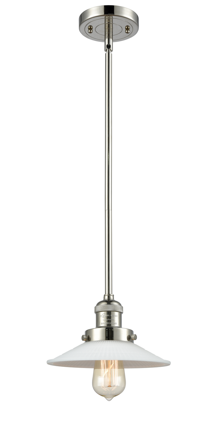 One Light Mini Pendant by Innovations - Franklin Restoration Collection, Polished Nickel Finish - 201S-PN-G1