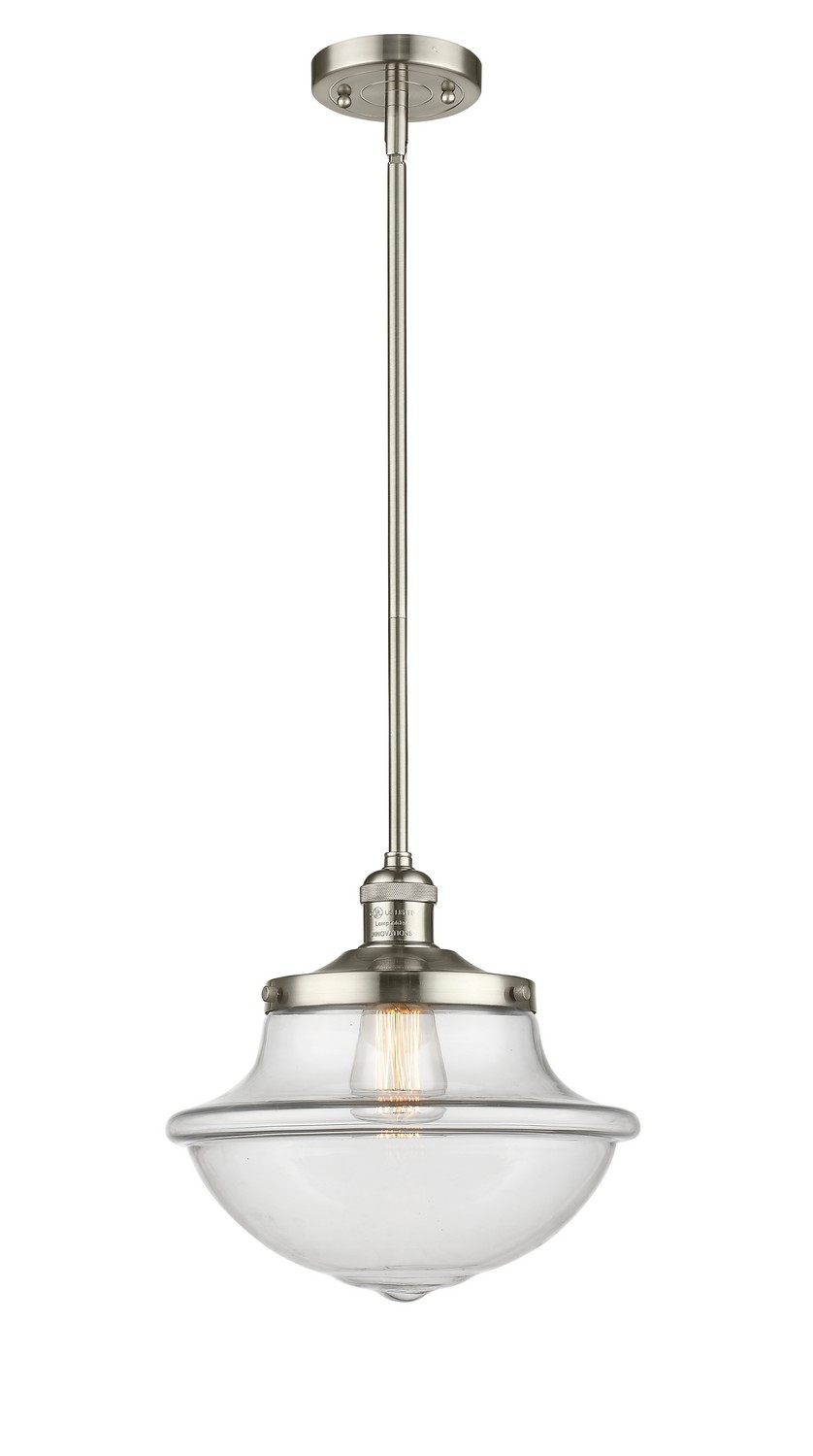 LED Mini Pendant by Innovations - Franklin Restoration Collection, Polished Nickel Finish - 201S-PN-G542-LED