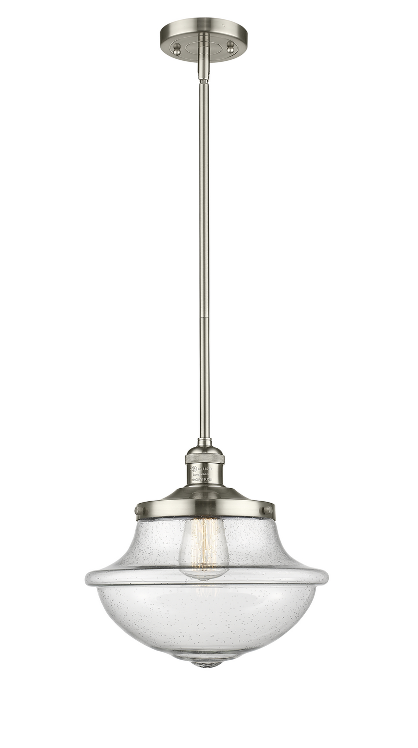 One Light Mini Pendant by Innovations - Franklin Restoration Collection, Polished Nickel Finish - 201S-PN-G544