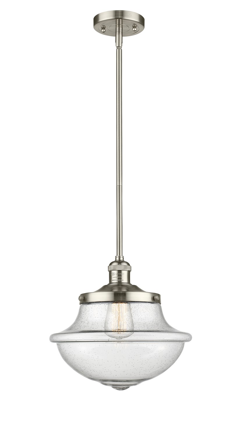 LED Mini Pendant by Innovations - Franklin Restoration Collection, Polished Nickel Finish - 201S-PN-G544-LED