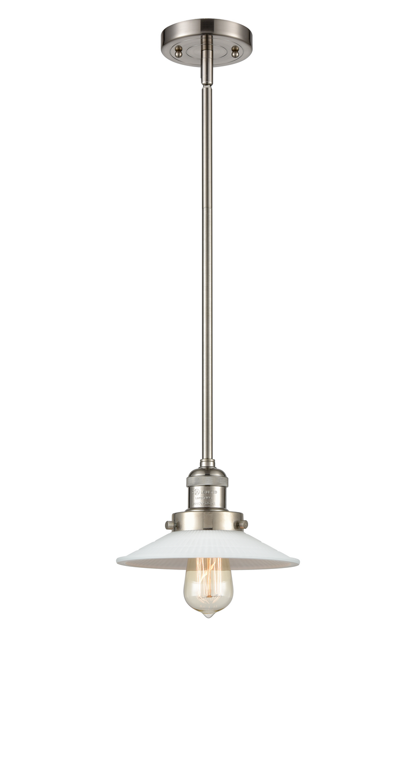 One Light Mini Pendant by Innovations - Franklin Restoration Collection, Brushed Satin Nickel Finish - 201S-SN-G1