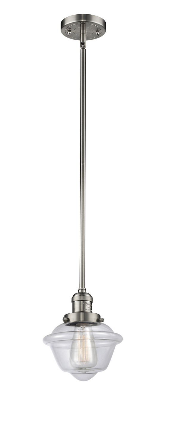 LED Mini Pendant by Innovations - Franklin Restoration Collection, Brushed Satin Nickel Finish - 201S-SN-G532-LED