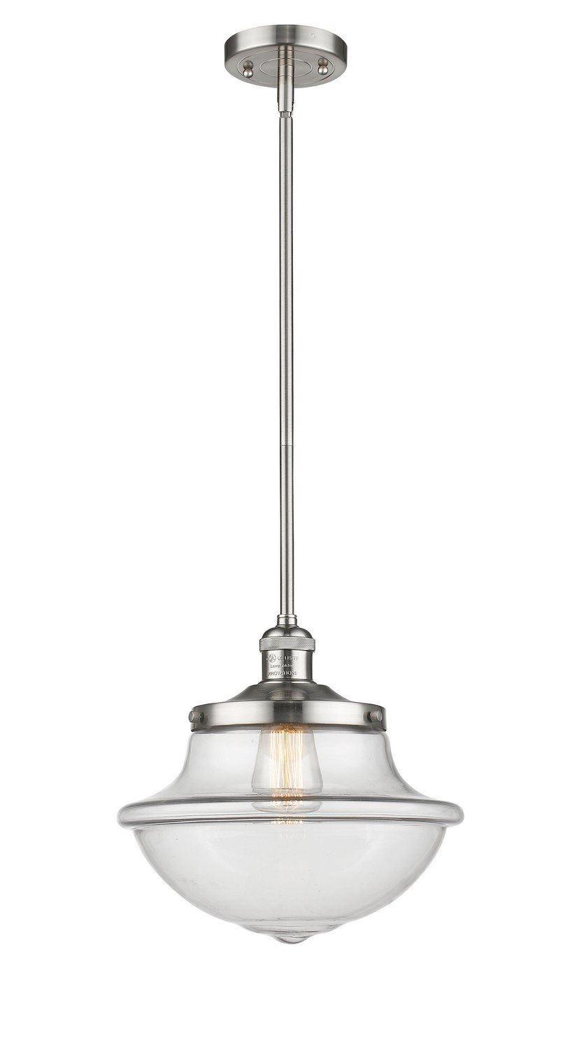 LED Mini Pendant by Innovations - Franklin Restoration Collection, Brushed Satin Nickel Finish - 201S-SN-G542-LED