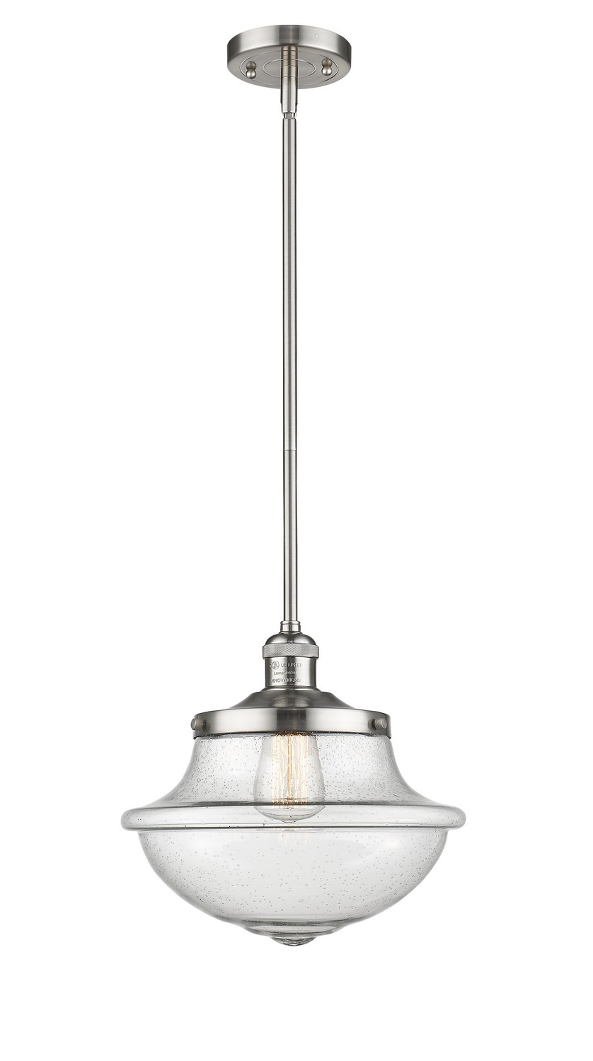 LED Mini Pendant by Innovations - Franklin Restoration Collection, Brushed Satin Nickel Finish - 201S-SN-G544-LED