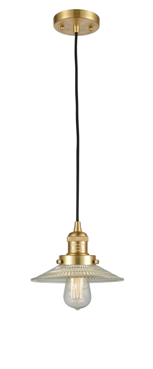 One Light Mini Pendant by Innovations - Franklin Restoration Collection, Satin Gold Finish - 201C-SG-G2