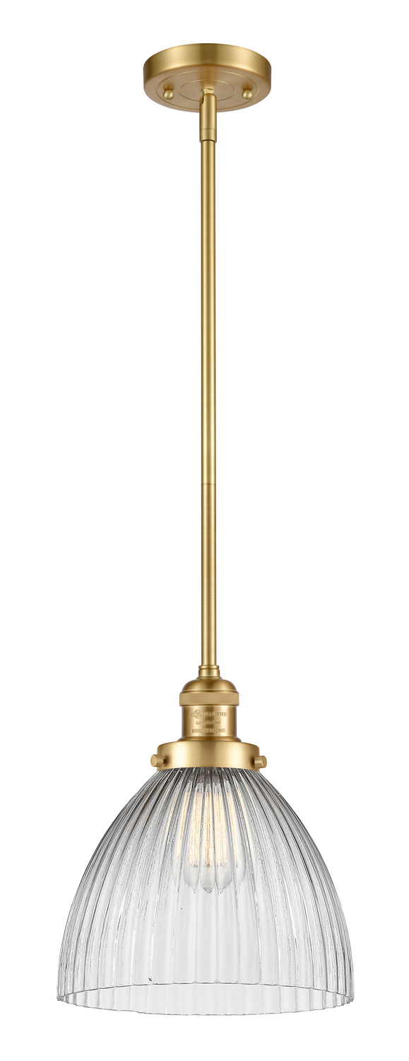 One Light Mini Pendant by Innovations - Franklin Restoration Collection, Satin Gold Finish - 201S-SG-G222