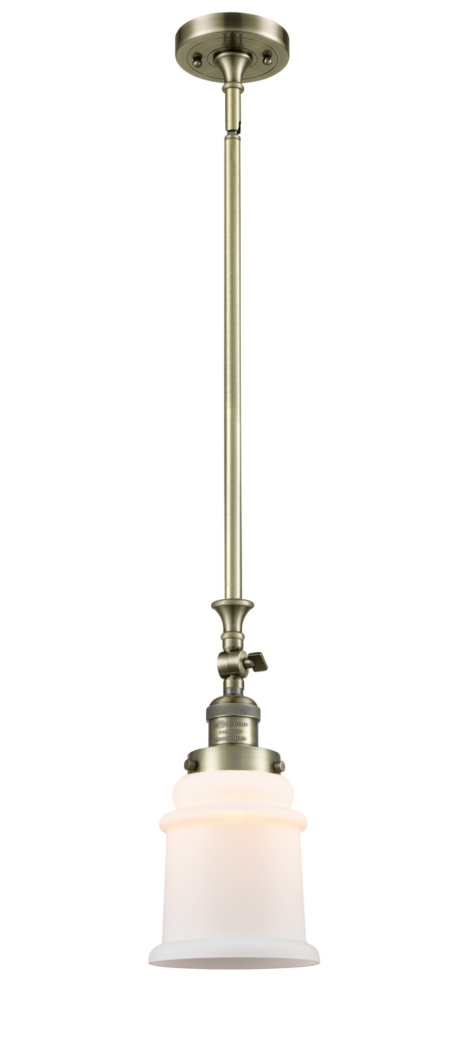LED Mini Pendant by Innovations - Franklin Restoration Collection, Antique Brass Finish - 206-AB-G181-LED