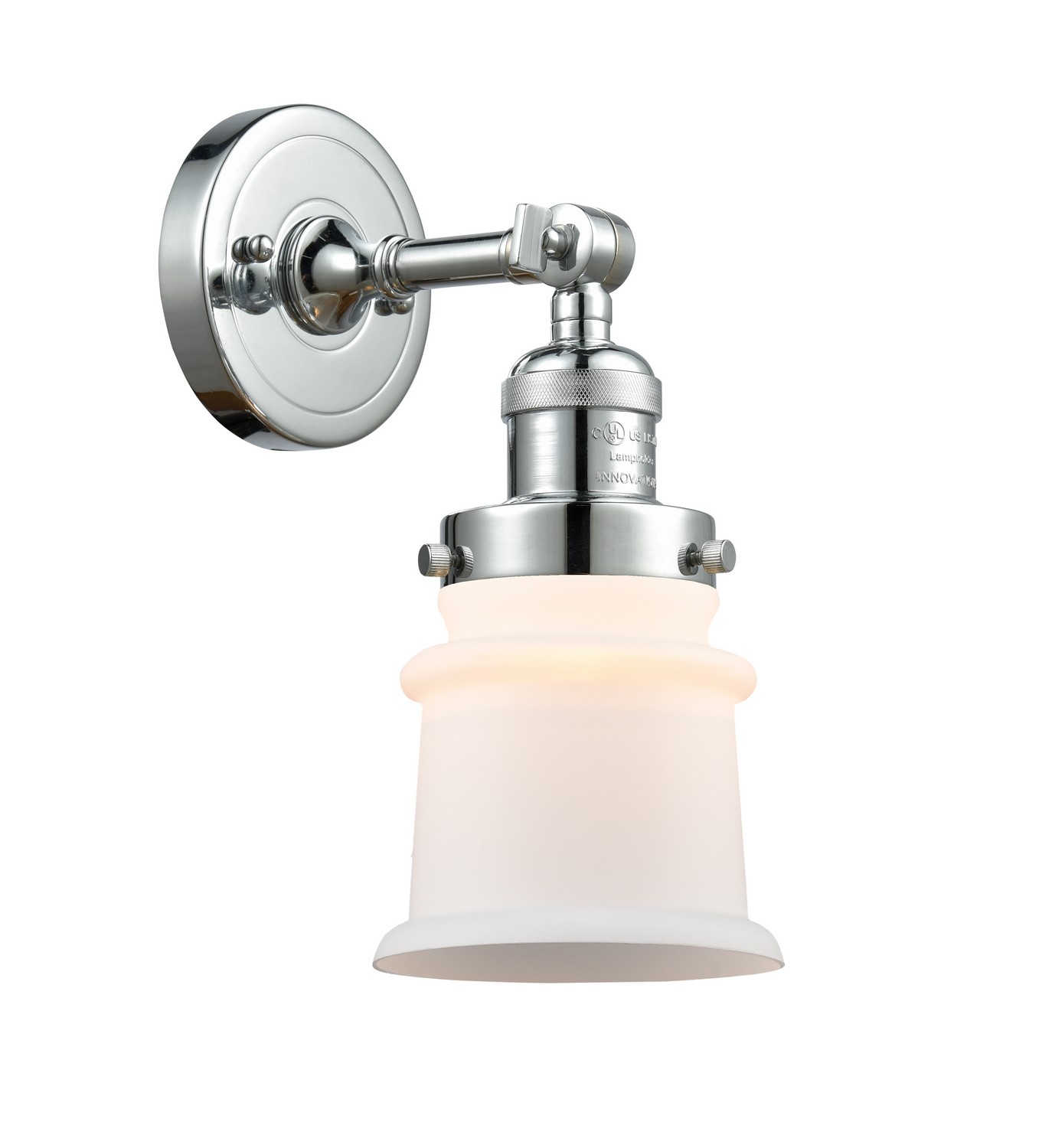 LED Wall Sconce by Innovations - Franklin Restoration Collection, Polished Chrome Finish - 203-PC-G181S-LED