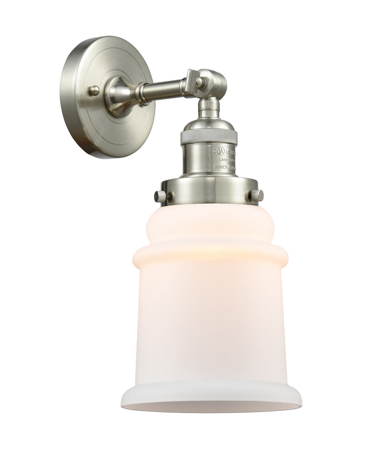 LED Wall Sconce by Innovations - Franklin Restoration Collection, Brushed Satin Nickel Finish - 203-SN-G181-LED