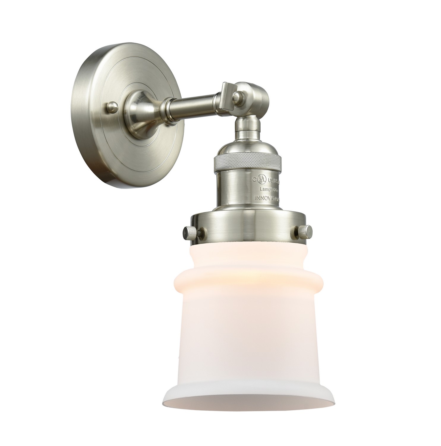 LED Wall Sconce by Innovations - Franklin Restoration Collection, Brushed Satin Nickel Finish - 203-SN-G181S-LED