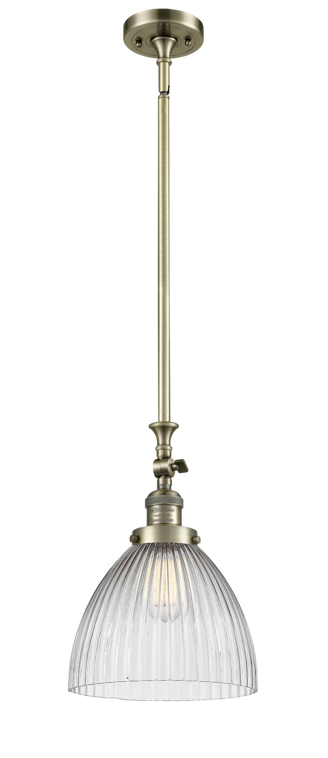 LED Mini Pendant by Innovations - Franklin Restoration Collection, Antique Brass Finish - 206-AB-G222-LED