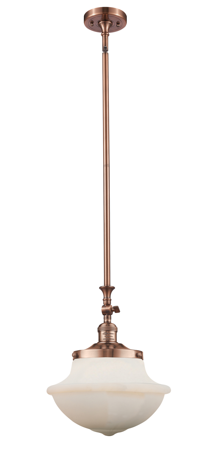 One Light Mini Pendant by Innovations - Franklin Restoration Collection, Antique Copper Finish - 206-AC-G541