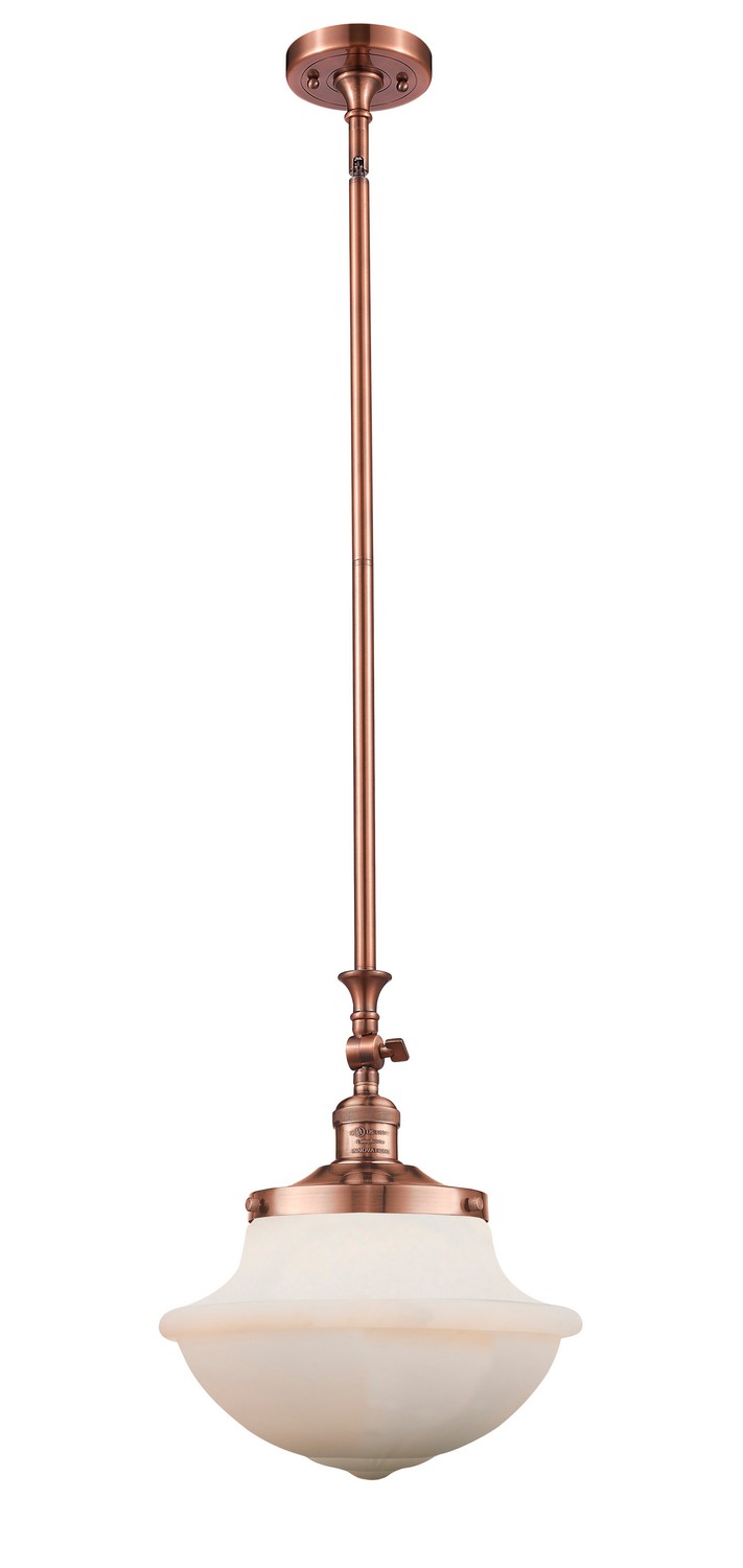 LED Mini Pendant by Innovations - Franklin Restoration Collection, Antique Copper Finish - 206-AC-G541-LED