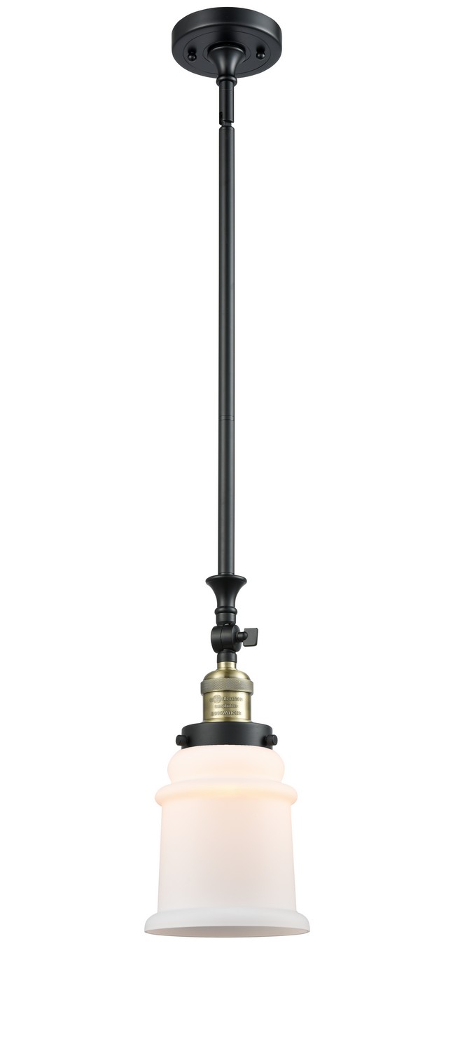 LED Mini Pendant by Innovations - Franklin Restoration Collection, Black Antique Brass Finish - 206-BAB-G181-LED