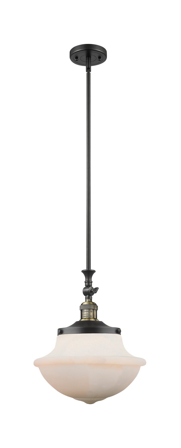 LED Mini Pendant by Innovations - Franklin Restoration Collection, Black Antique Brass Finish - 206-BAB-G541-LED