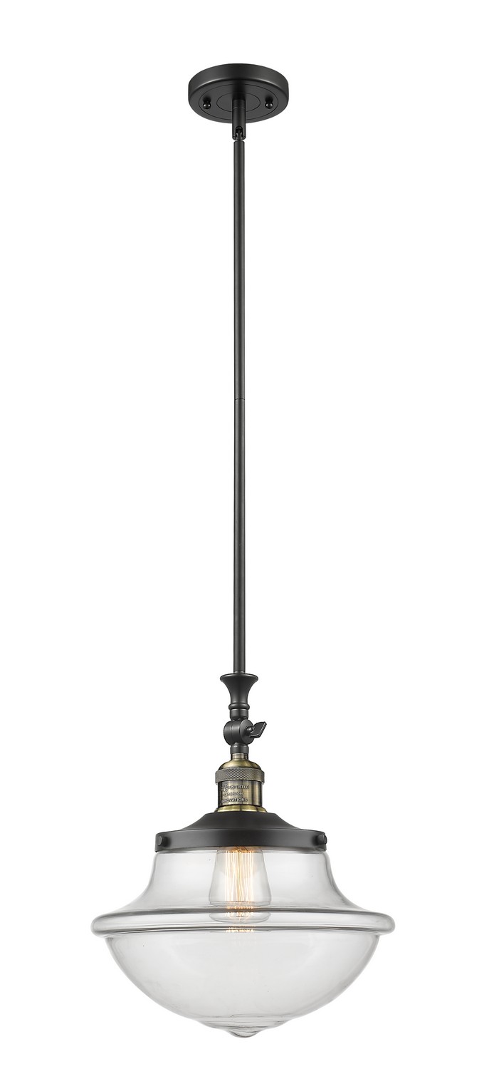 LED Mini Pendant by Innovations - Franklin Restoration Collection, Black Antique Brass Finish - 206-BAB-G542-LED