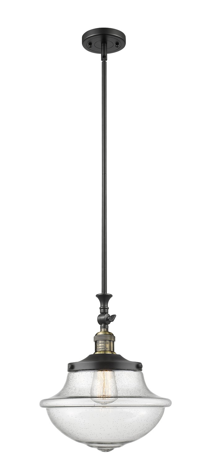 LED Mini Pendant by Innovations - Franklin Restoration Collection, Black Antique Brass Finish - 206-BAB-G544-LED